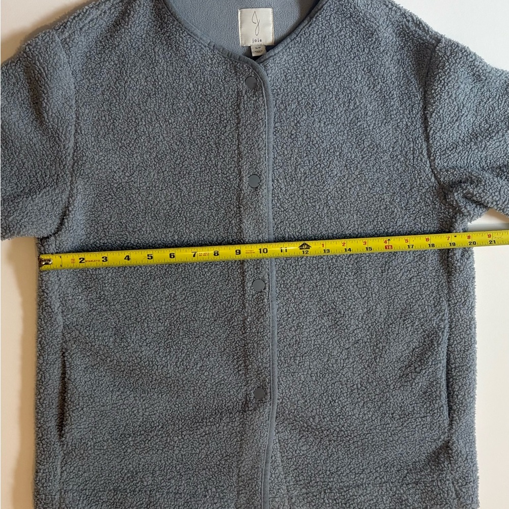 Joie Button-up Fleece Jacket. - Picture 4 of 5